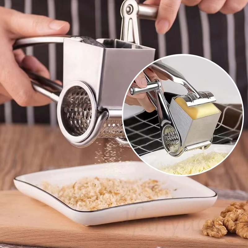 Cheese Grater Box - Stainless Steel Cheese Slicer Shredder 1