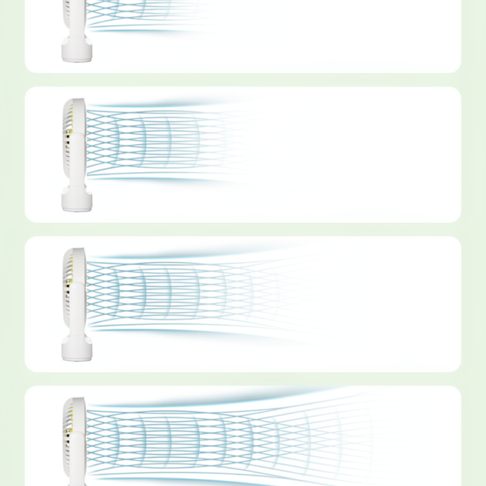 Kitchen Room Gadgets - Rechargeable USB Desk Fan Wall Mountable