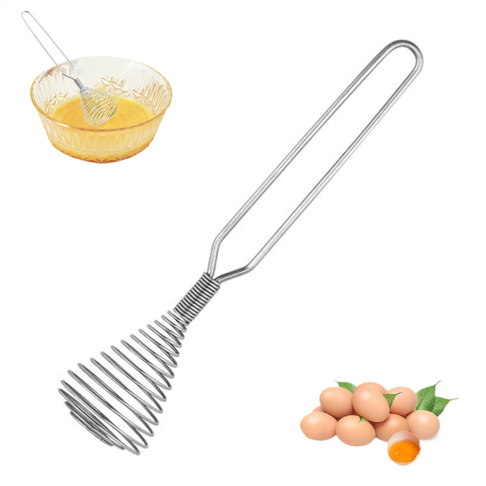 Kitchen Gadgets And Appliances - Stainless Steel Hand Whisk Spring Coil