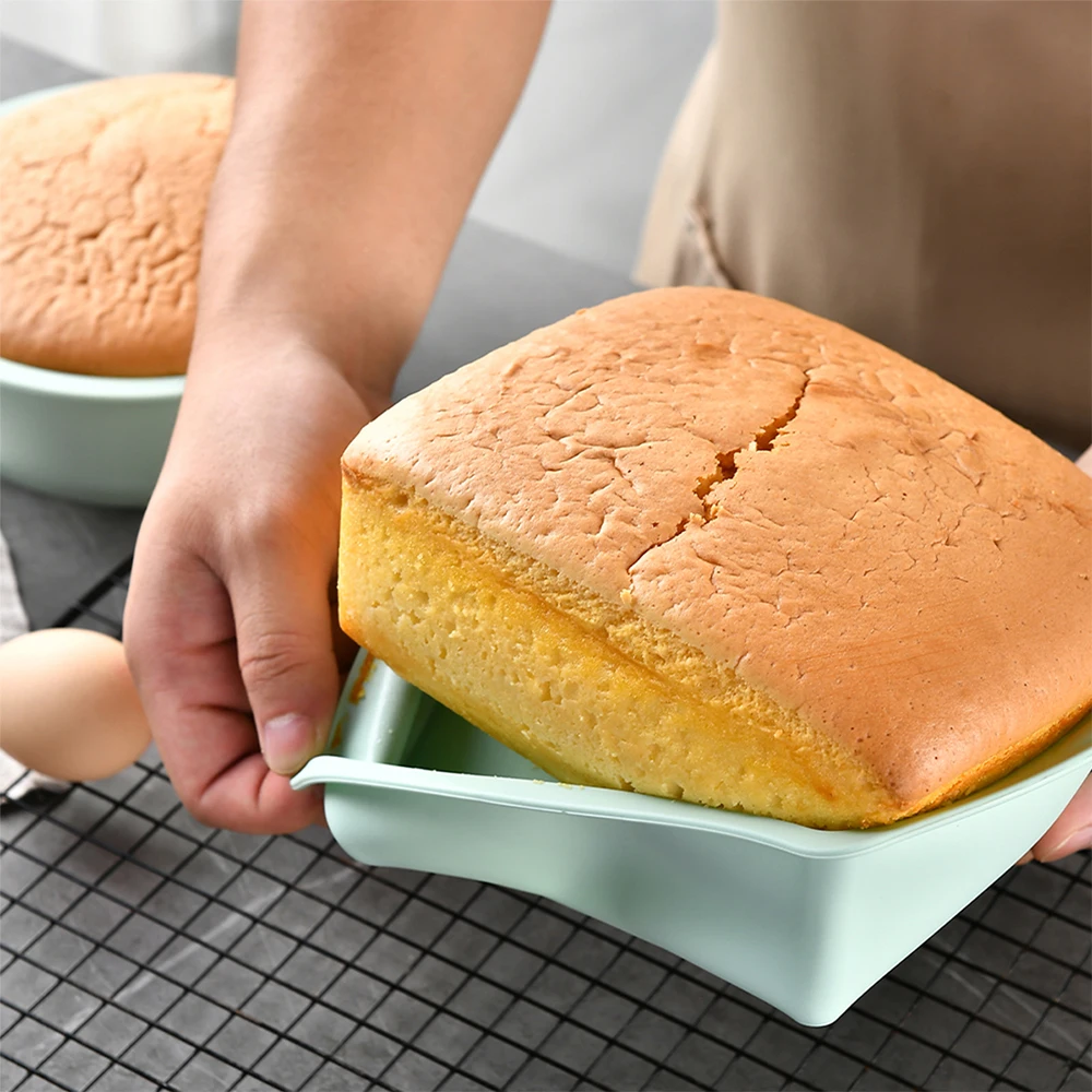 1/4Pcs Silicone Square Cake Mo - Quality Kitchen Gadgets recension och pris