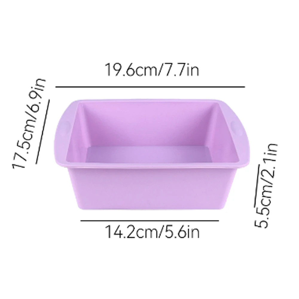 1/4Pcs Silicone Square Cake Mo - Quality Kitchen Gadgets recension och pris