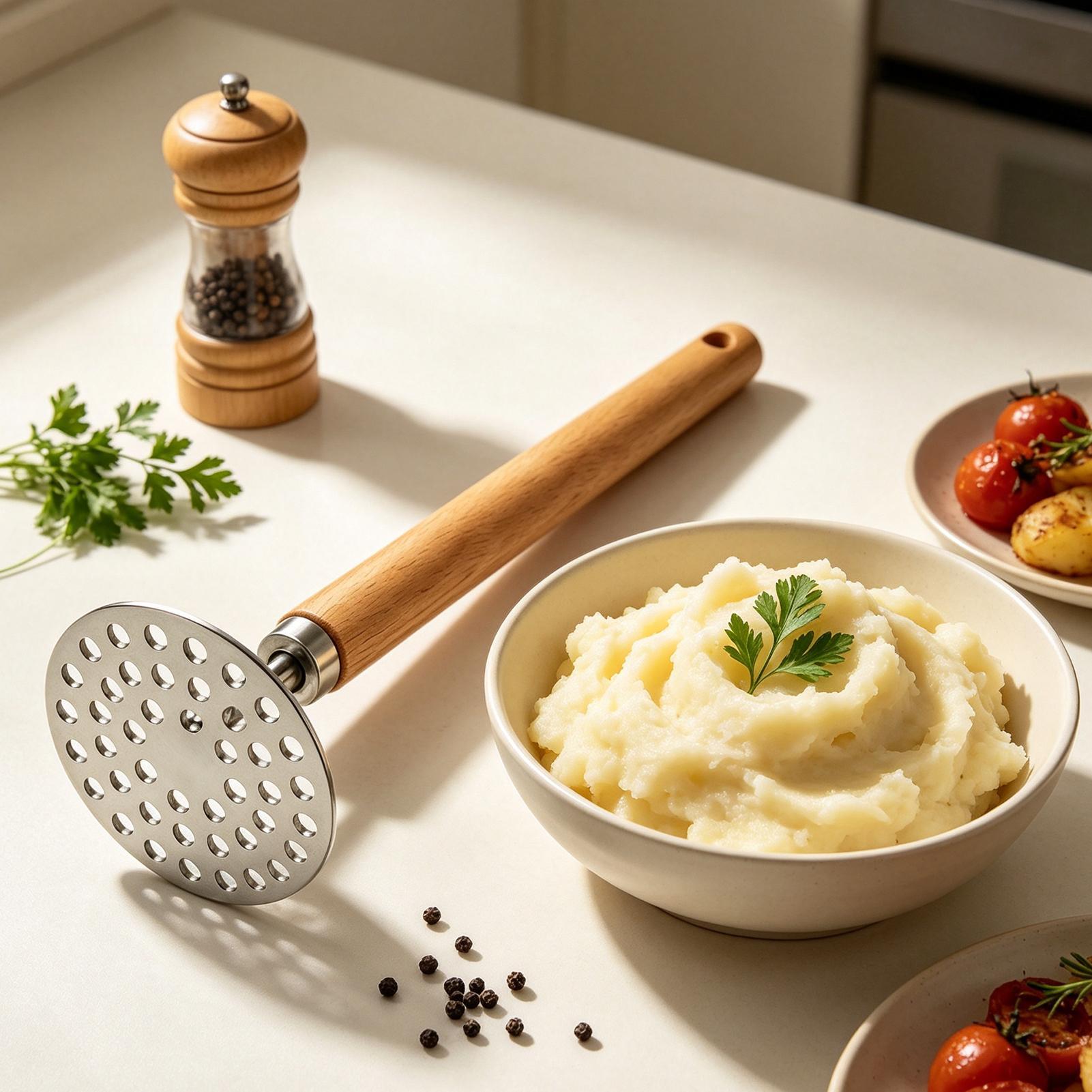 Manual Potato Masher Stainless - Kitchen Room Gadgets recension och pris