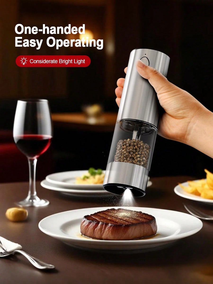 2-Piece Electric Salt Pepper G - Kitchen Gadgets Ideas recension och pris