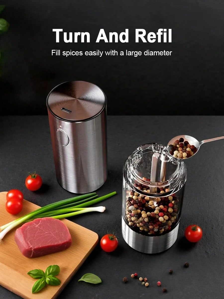 2-Piece Electric Salt Pepper G - Kitchen Gadgets Ideas recension och pris