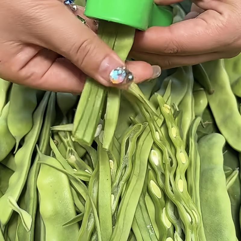 Plastic Green Bean Slicer 10.5 - Kitchen Gadgets Green recension och pris