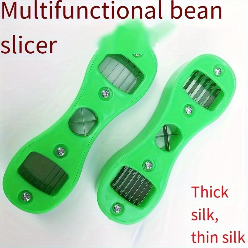 Plastic Green Bean Slicer 10.5 - Kitchen Gadgets Green recension och pris