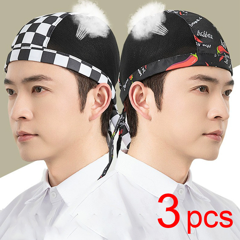 Breathable Mesh Cook Hat 3pcs  - Kitchen Gadgets China recension och pris