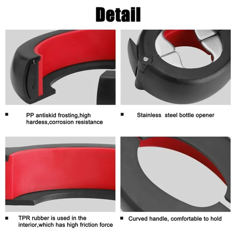 6 In 1 Bottle Opener Multifunc - Kitchen Gadgets Jar Openers recension och pris