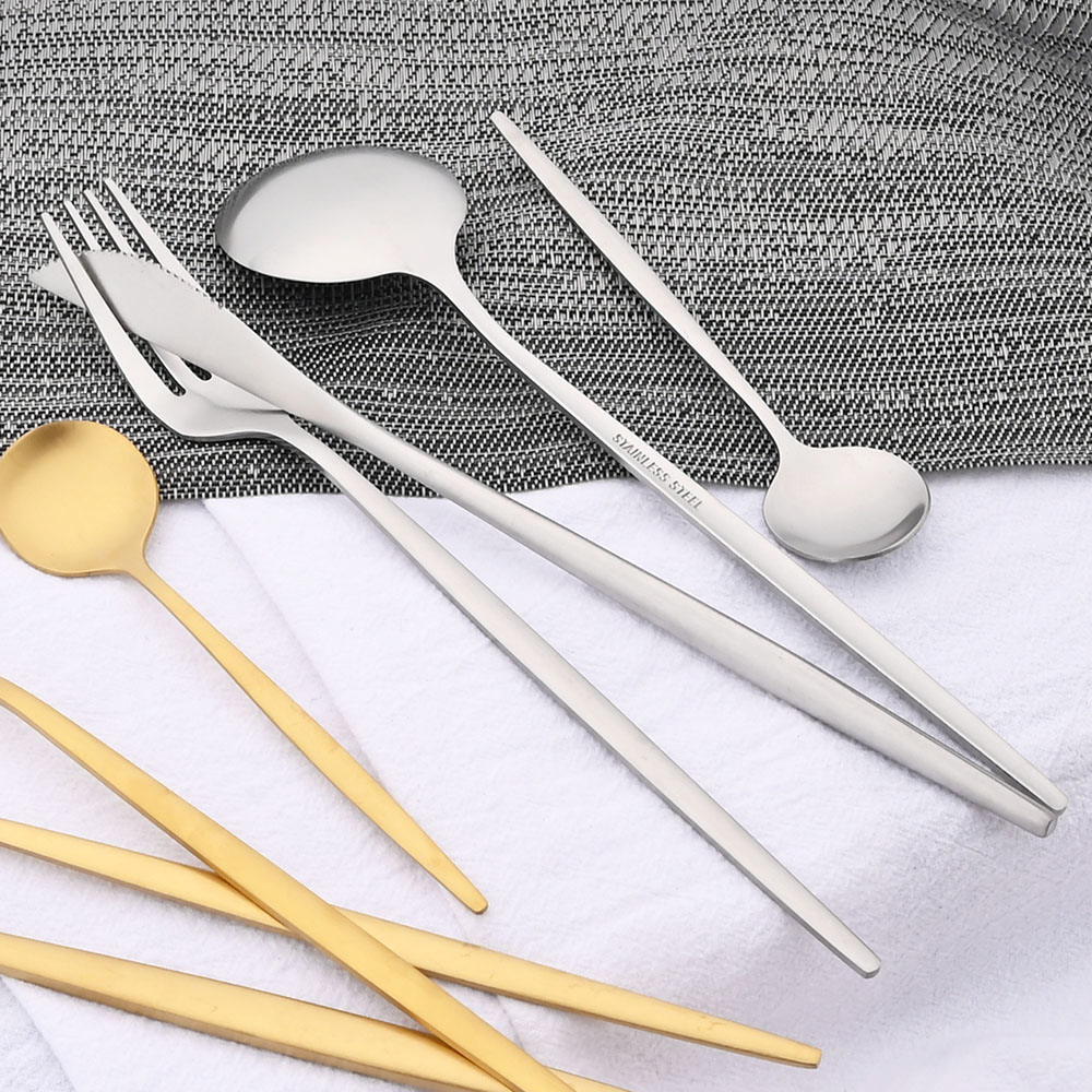 6Pcs Small Matte Spoon Tea Cof - Kitchen Gadgets Gold recension och pris