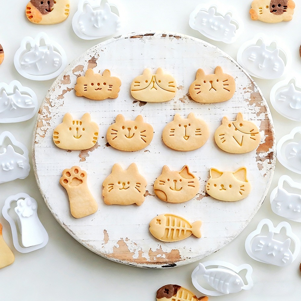 Cute Kitten DIY Stamp Cookie C - Quality Kitchen Gadgets recension och pris