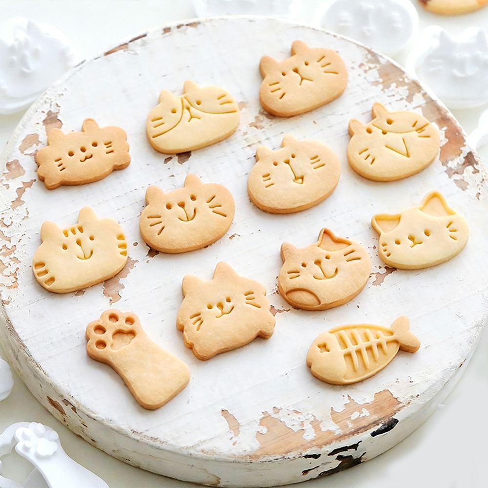 Cute Kitten DIY Stamp Cookie C - Quality Kitchen Gadgets recension och pris