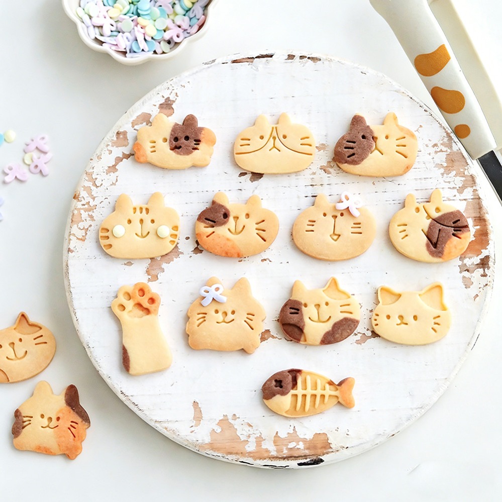Cute Kitten DIY Stamp Cookie C - Quality Kitchen Gadgets recension och pris