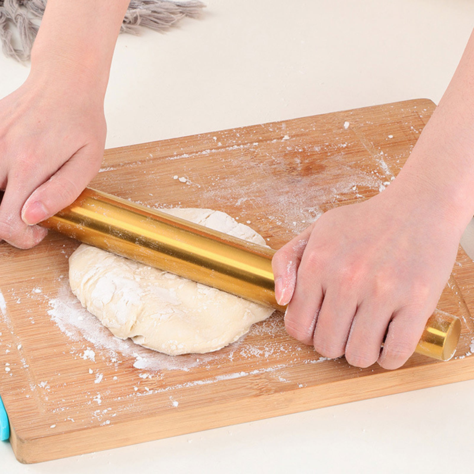 Gold Rolling Pin Baking Tool C - Kitchen Gadgets Gold recension och pris