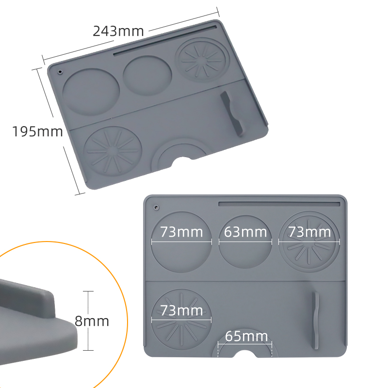 Coffee Tamper Mat Espresso Por - Quality Kitchen Gadgets recension och pris