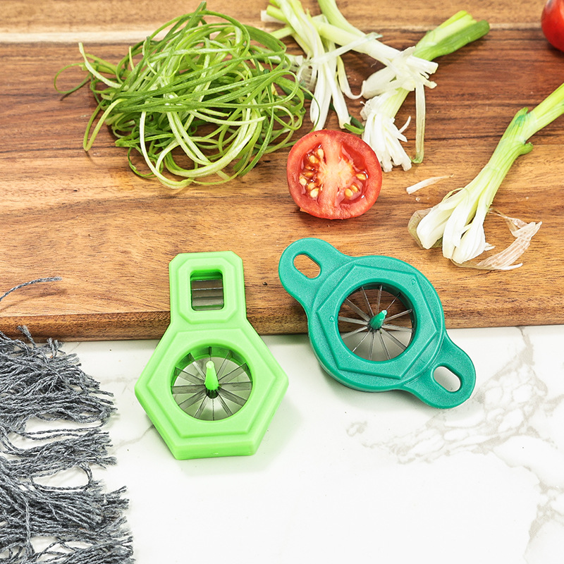 1PC Green Onion Slicer Cut Gre - Kitchen Gadgets Green recension och pris