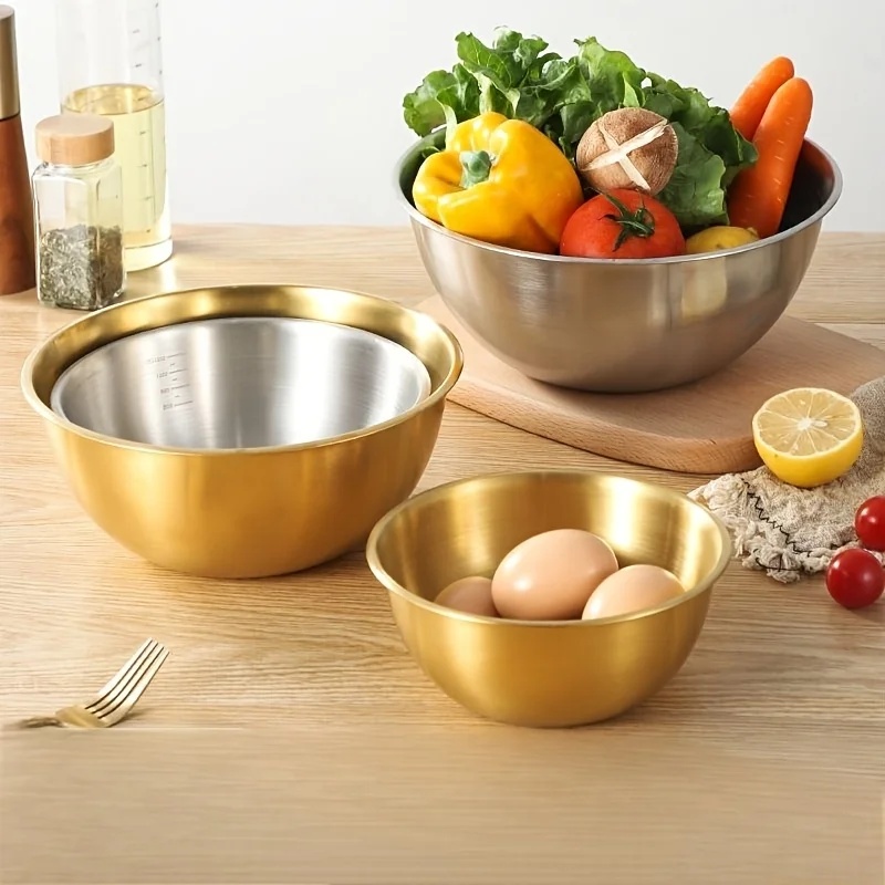 3PCS Stainless Steel Mixing Bo - Quality Kitchen Gadgets recension och pris