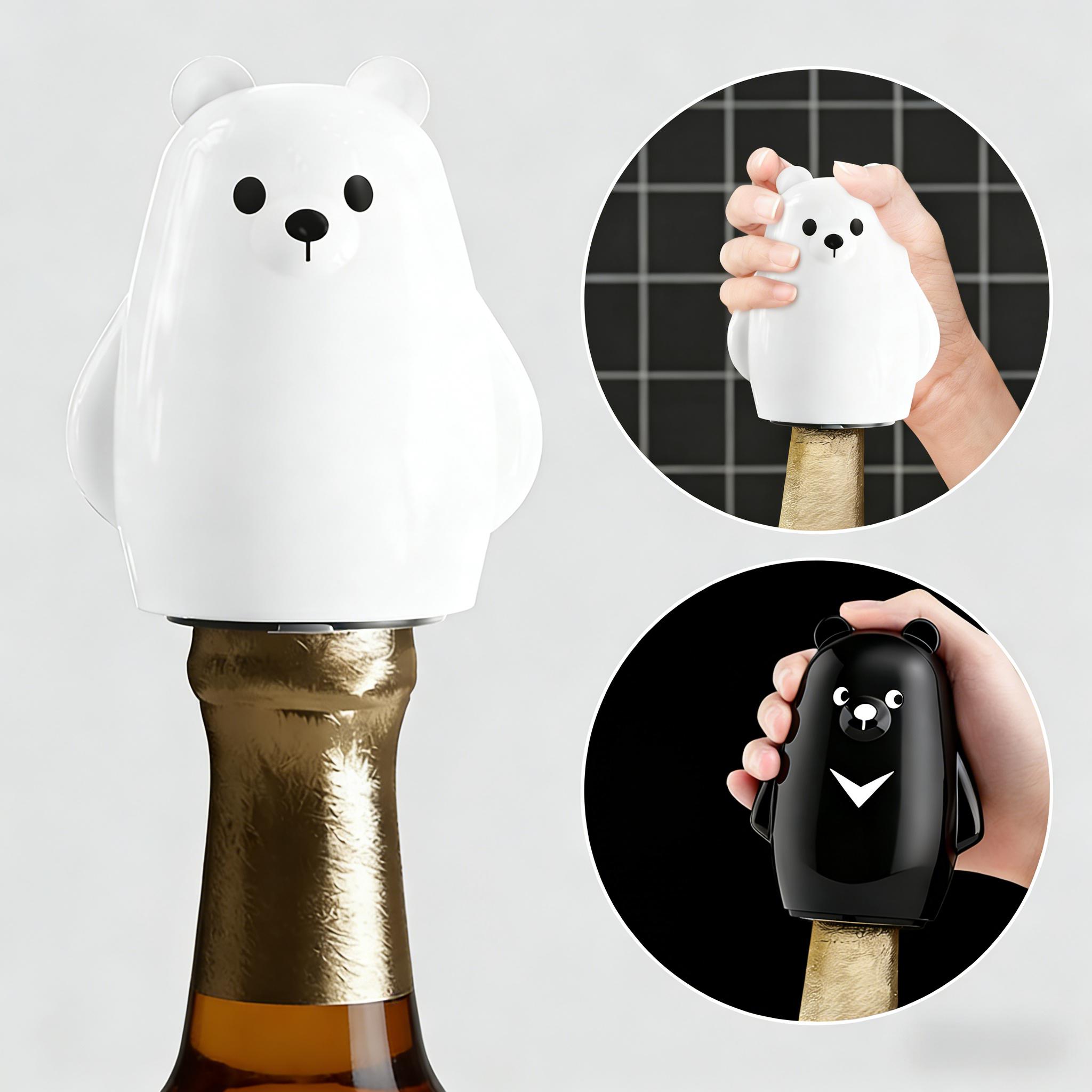 Cute Black & White Bear Bottle - Kitchen Gadgets Ideas recension och pris